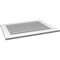 Ekena Millwork Vertical Surface Mount PVC Gable Vent: Functional, w/ 3-1/2"W x 1"P Standard Frame, 34"W x 26"H GVPVE34X2601SF - alternate 3